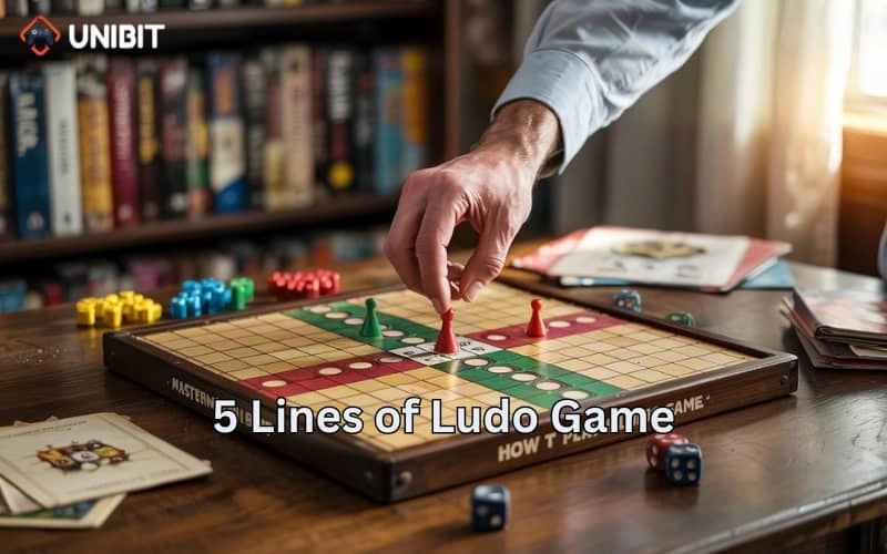 5 lines of ludo game