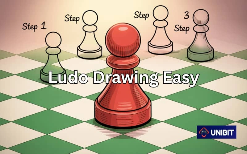 ludo drawing easy